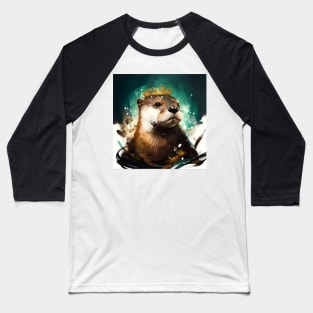 The Otter King Baseball T-Shirt